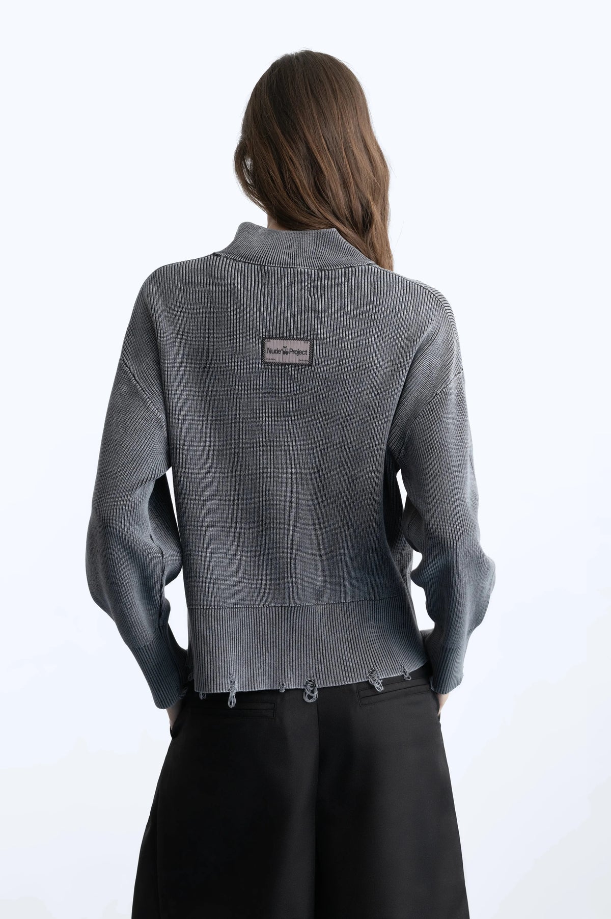 Beast Quarter-Zip Knit Ash
