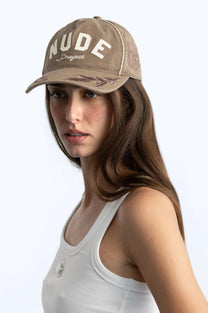 Nude Varsity Cap Sand