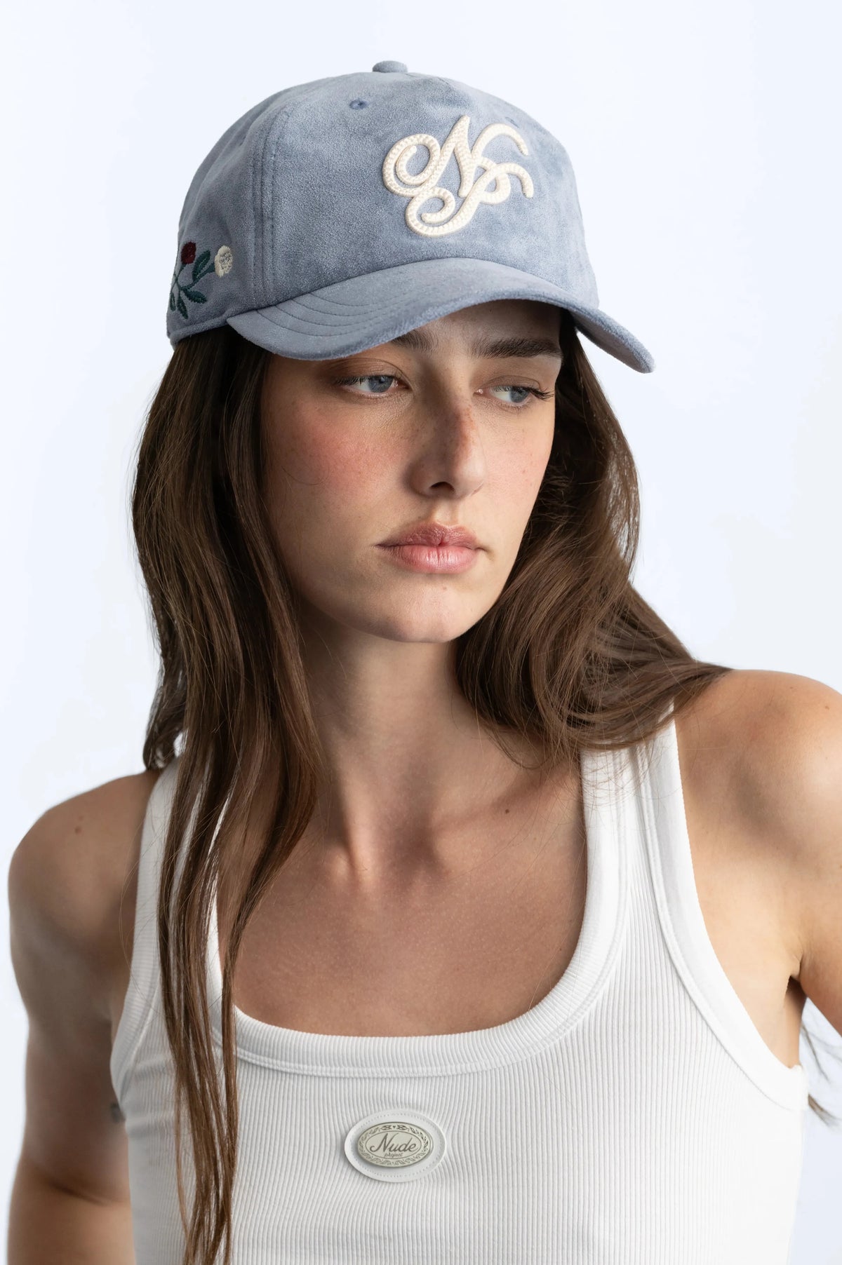 Script Cap Baby Blue