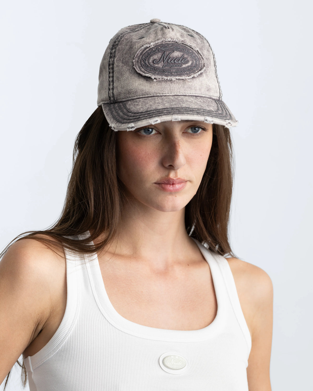 Laurel Denim Cap Washed Black