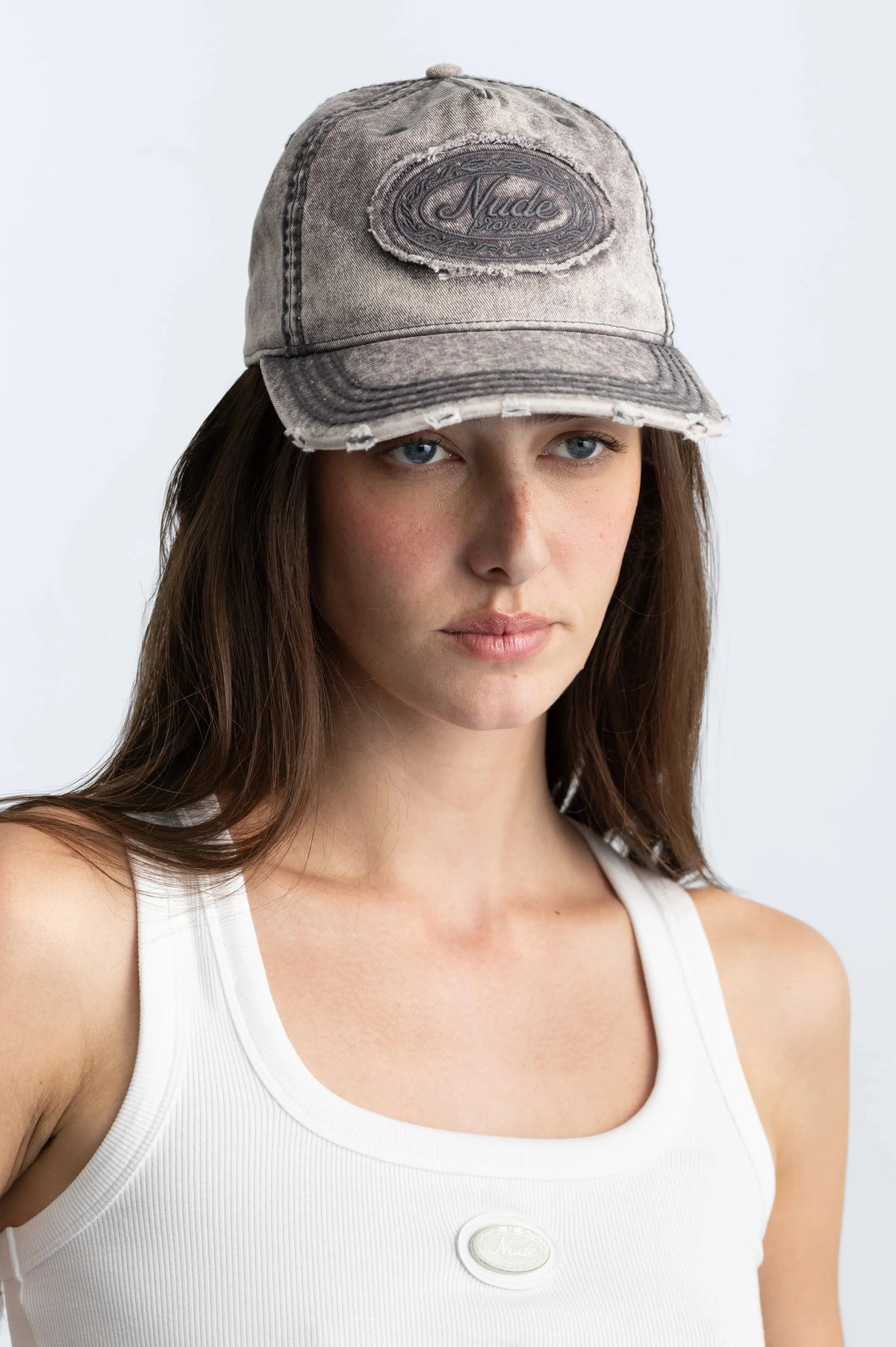 Laurel Denim Cap Washed Black