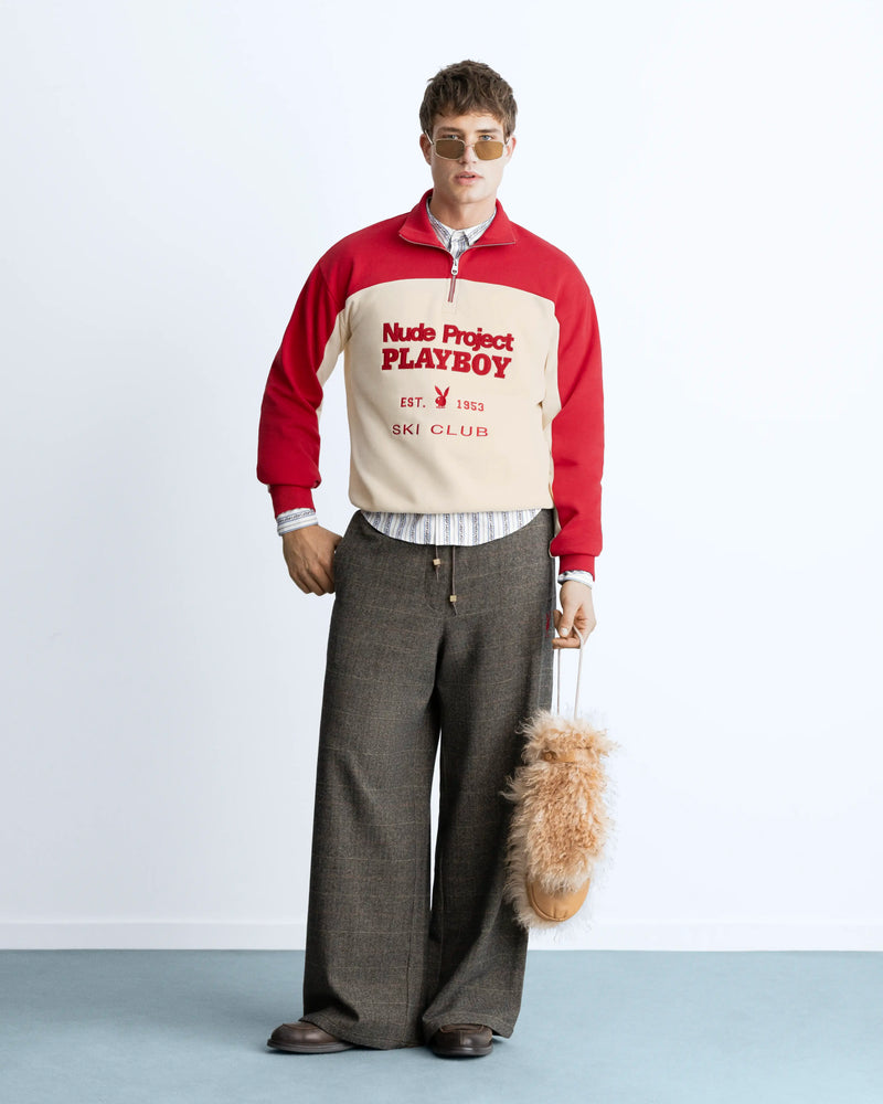 MAN [Model is 1.86 m / 6’1” wearing size L]