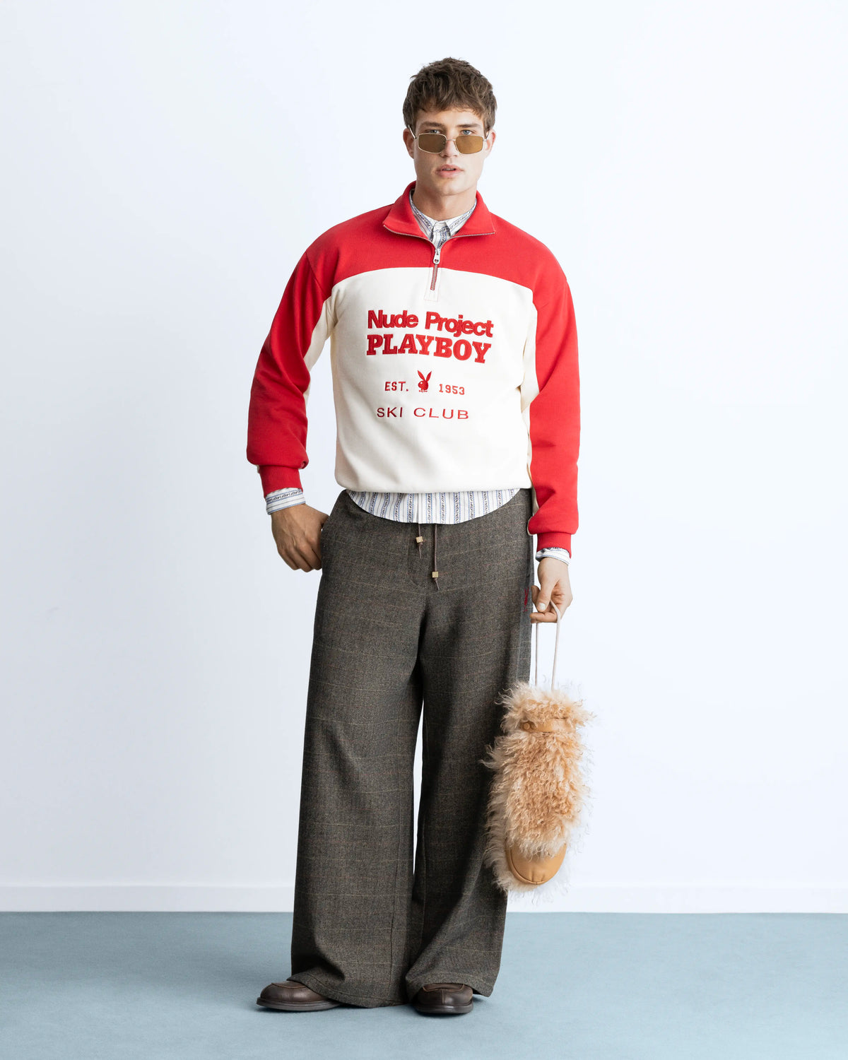 MAN [Model is 1.86 m / 6’1” wearing size L]