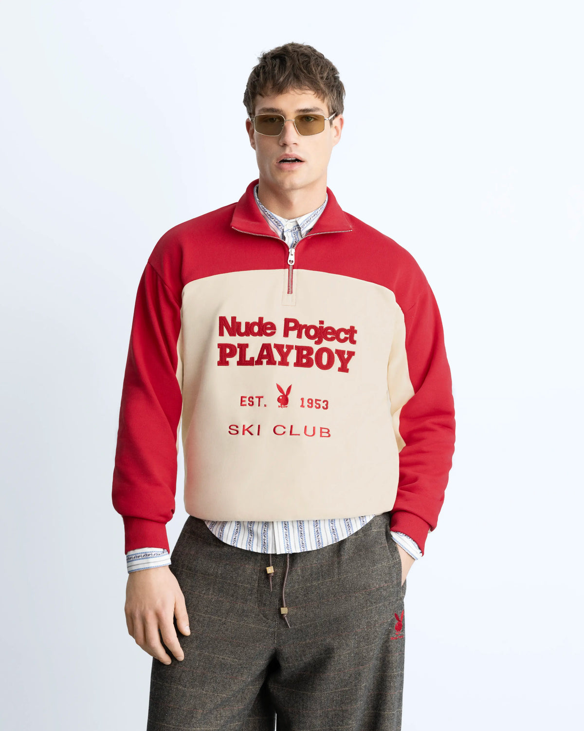 MAN [Model is 1.86 m / 6’1” wearing size L]