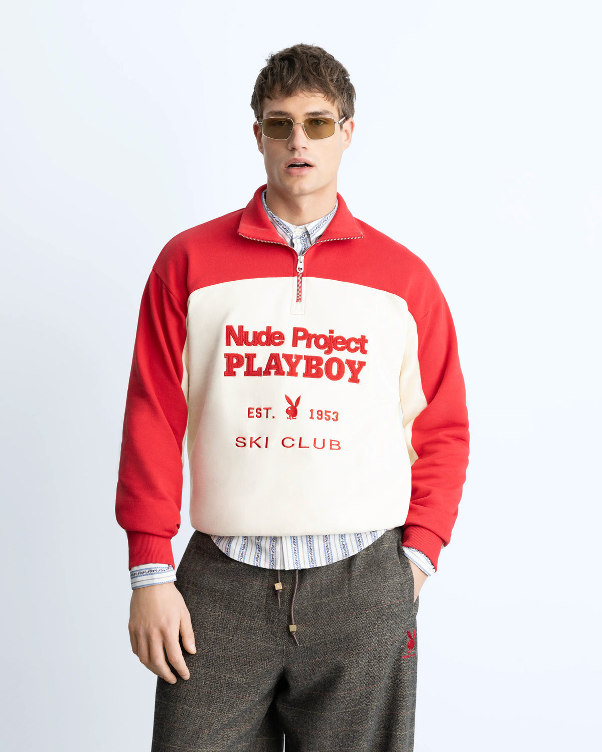 MAN [Model is 1.86 m / 6’1” wearing size L]