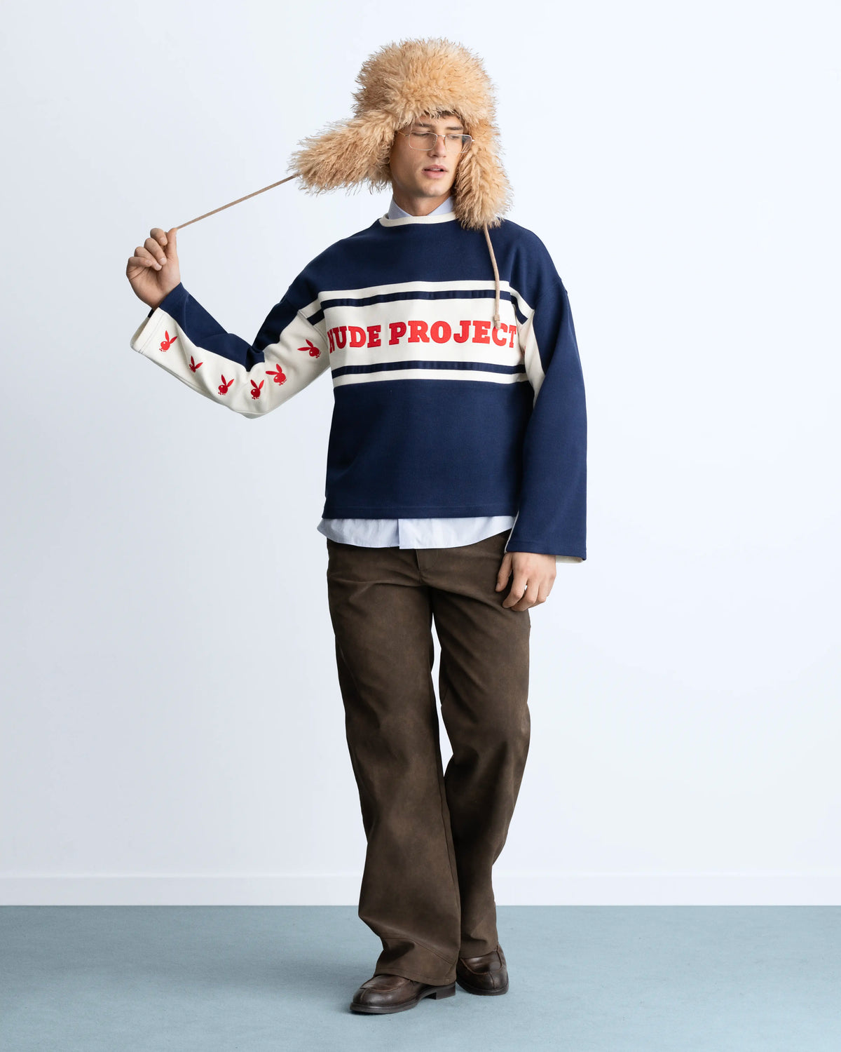 MAN [Model is 1.86 m / 6’1” wearing size M]