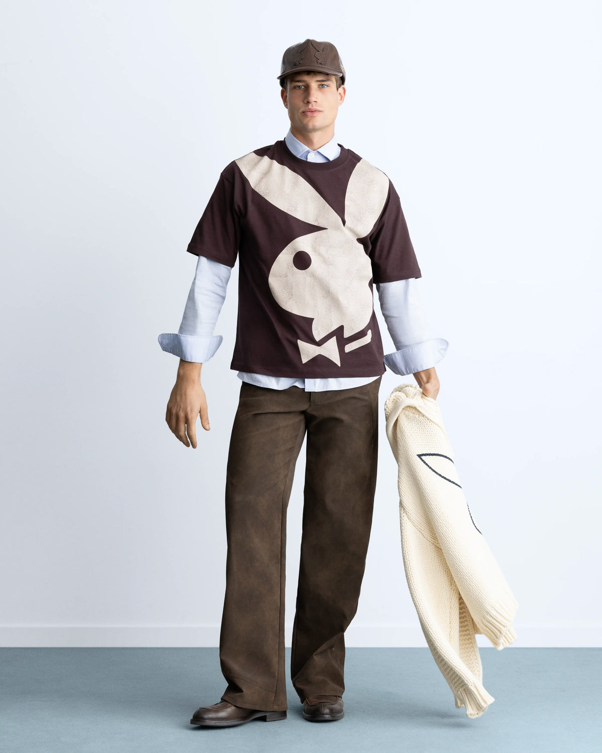 MAN [Model is 1.86 m / 6’1” wearing size M]