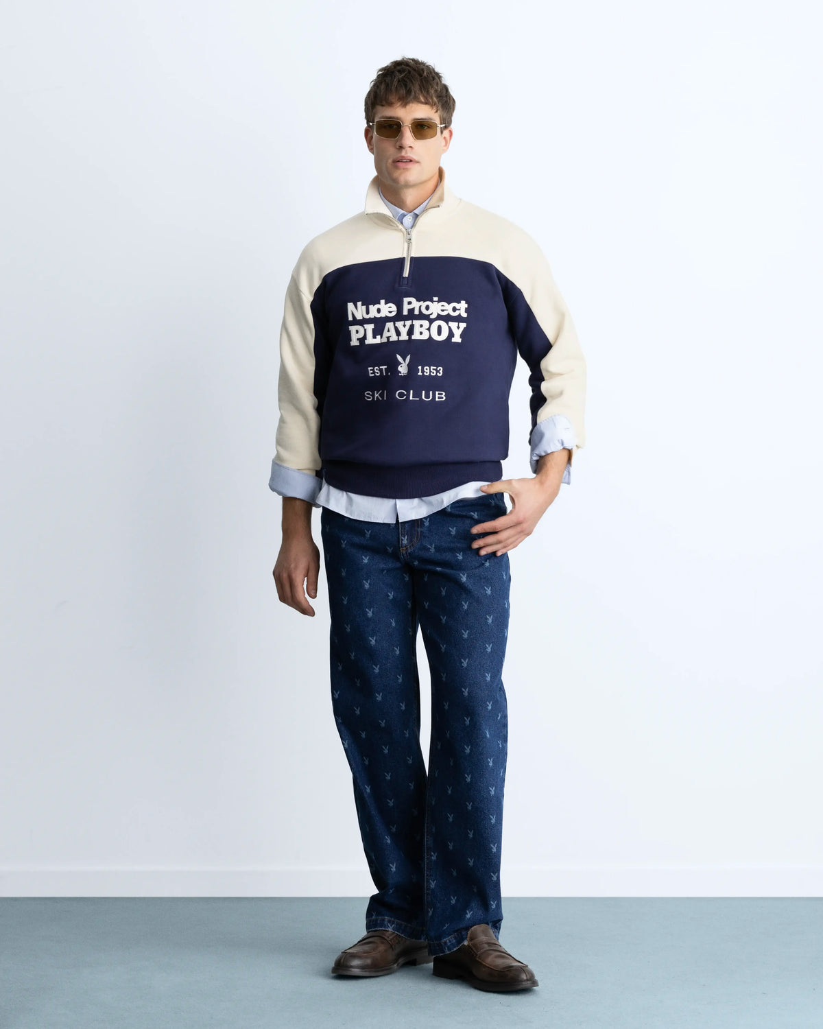 MAN [Model is 1.86 m / 6’1” wearing size L]