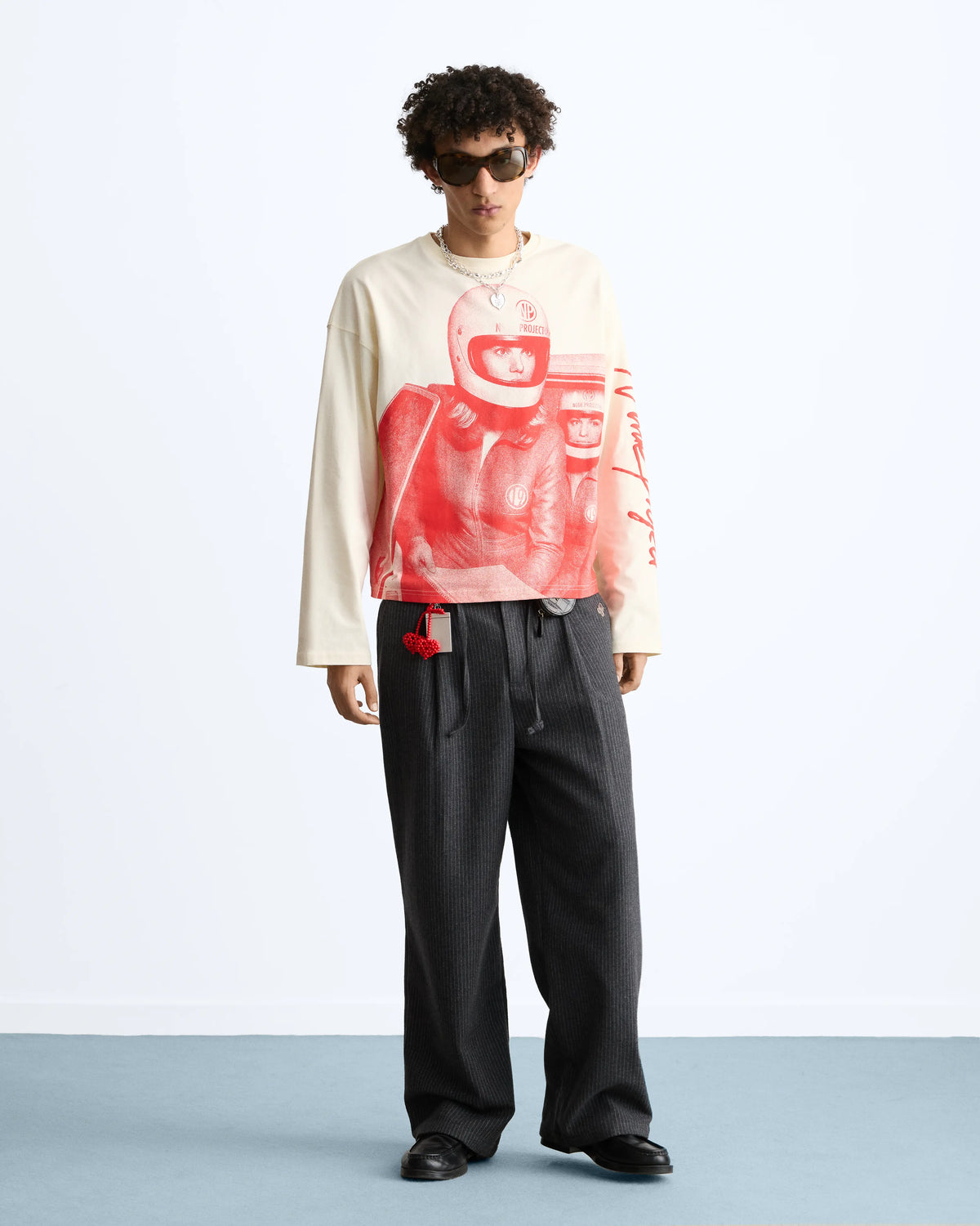 Rally Long-Sleeve Tee Red