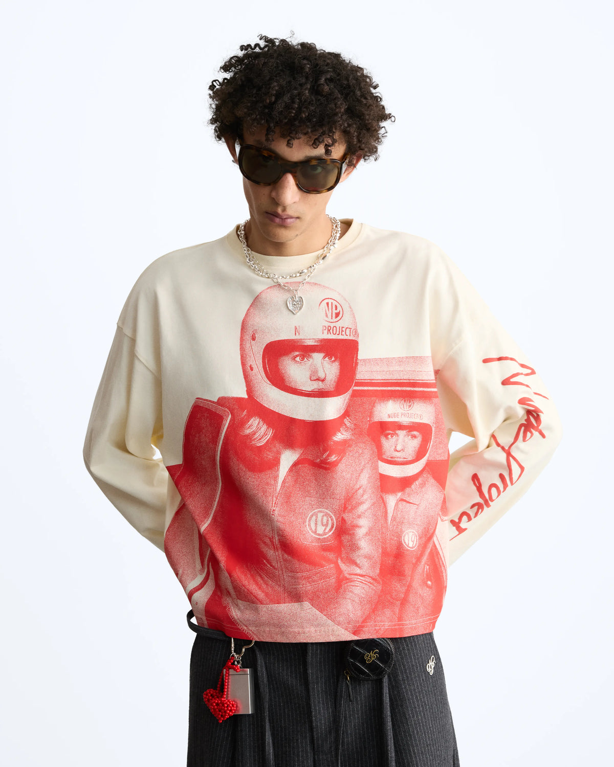 Rally Long-Sleeve Tee Red