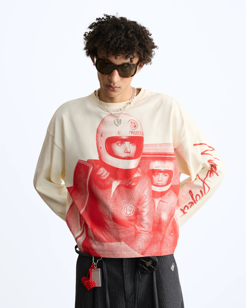 Rally Long-Sleeve Tee Red