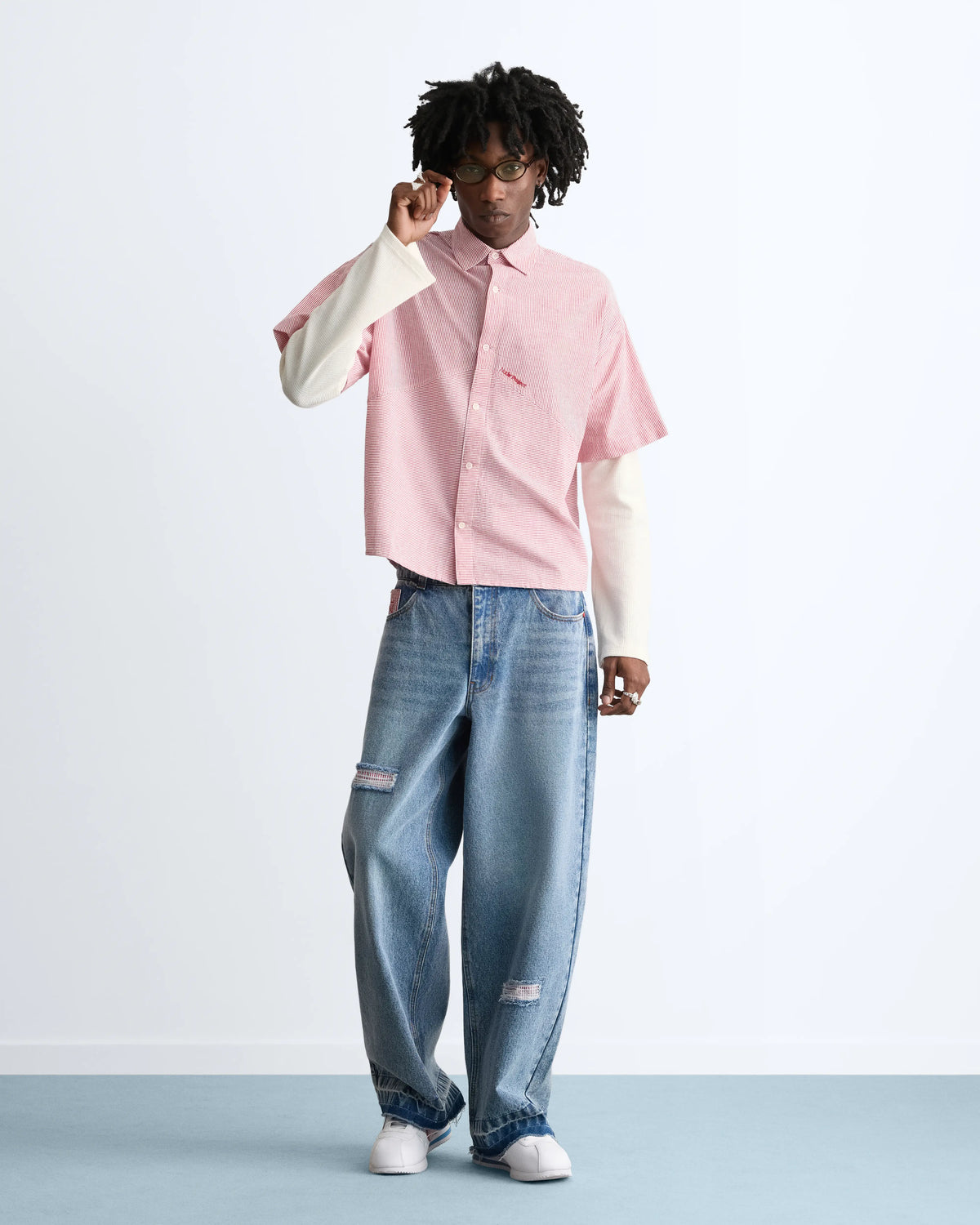 Racing Old Baggy Jeans