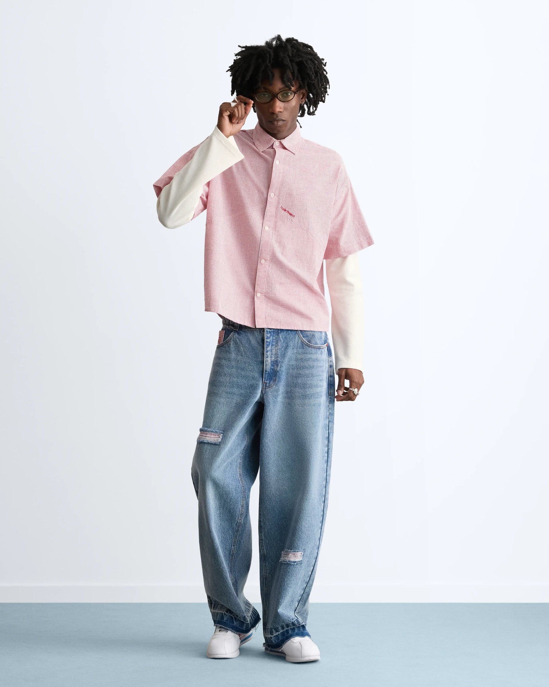 Palier Double Sleeve Shirt Red