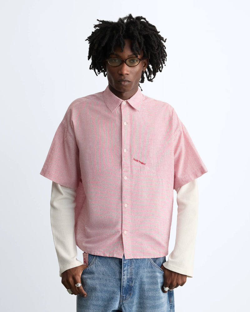 Palier Double Sleeve Shirt Red