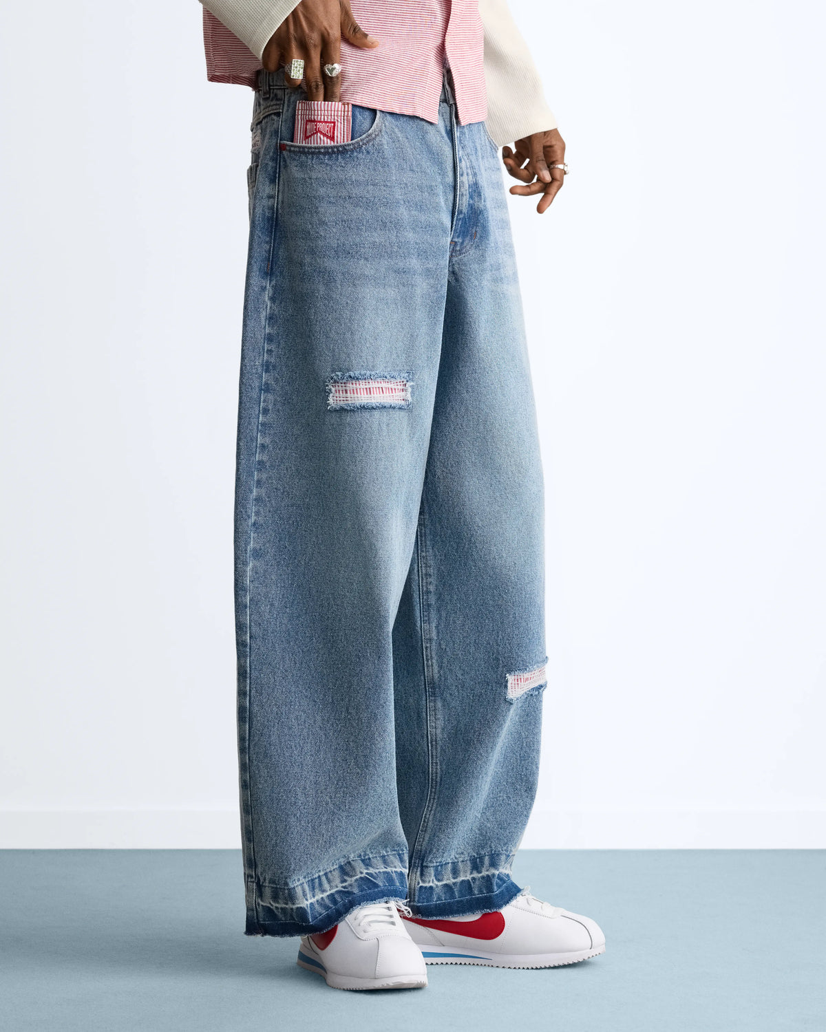 Racing Old Baggy Jeans