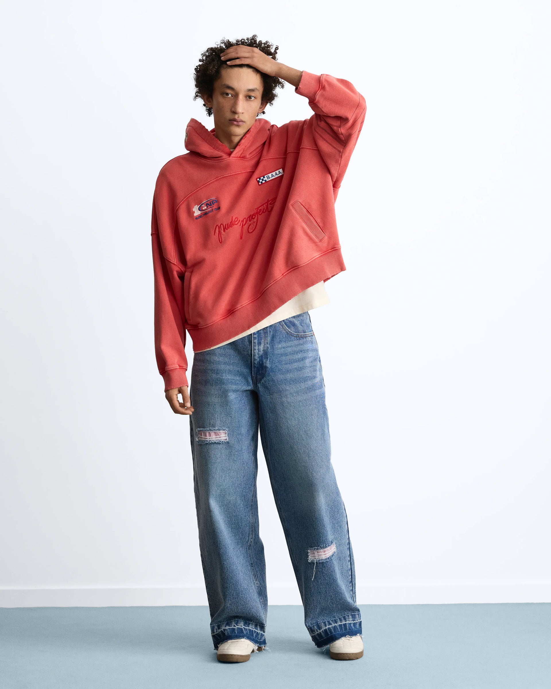 Fuel Hoodie Washed Red