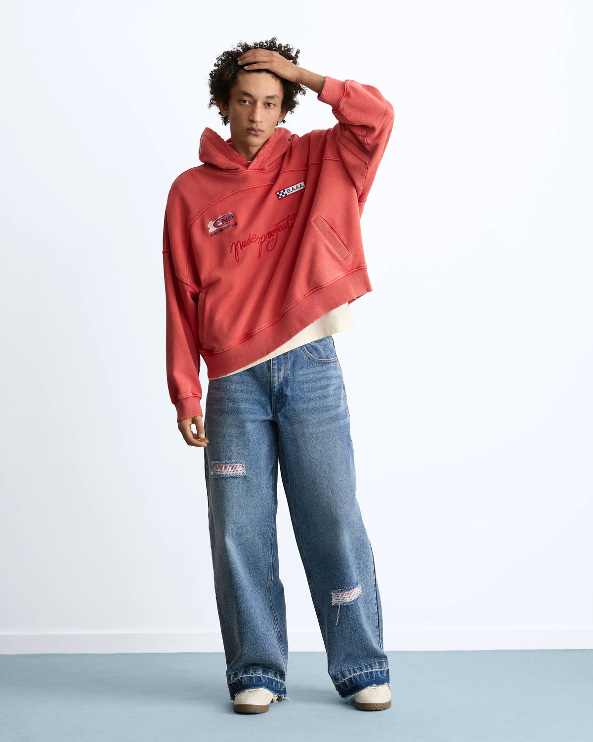 Fuel Hoodie Washed Red