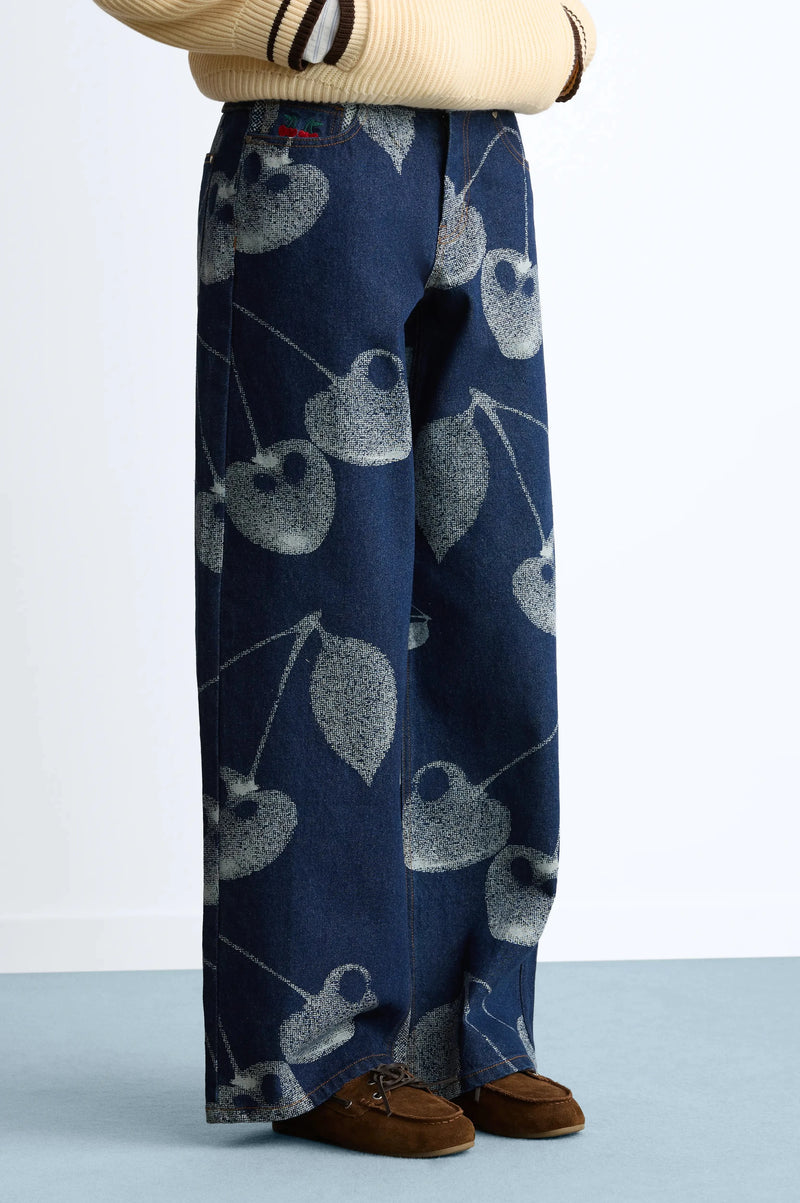 Cherry Old Baggy Woman Jeans