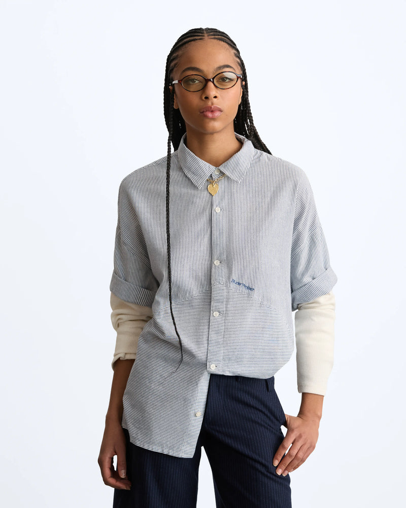 Palier Double Sleeve Shirt Blue