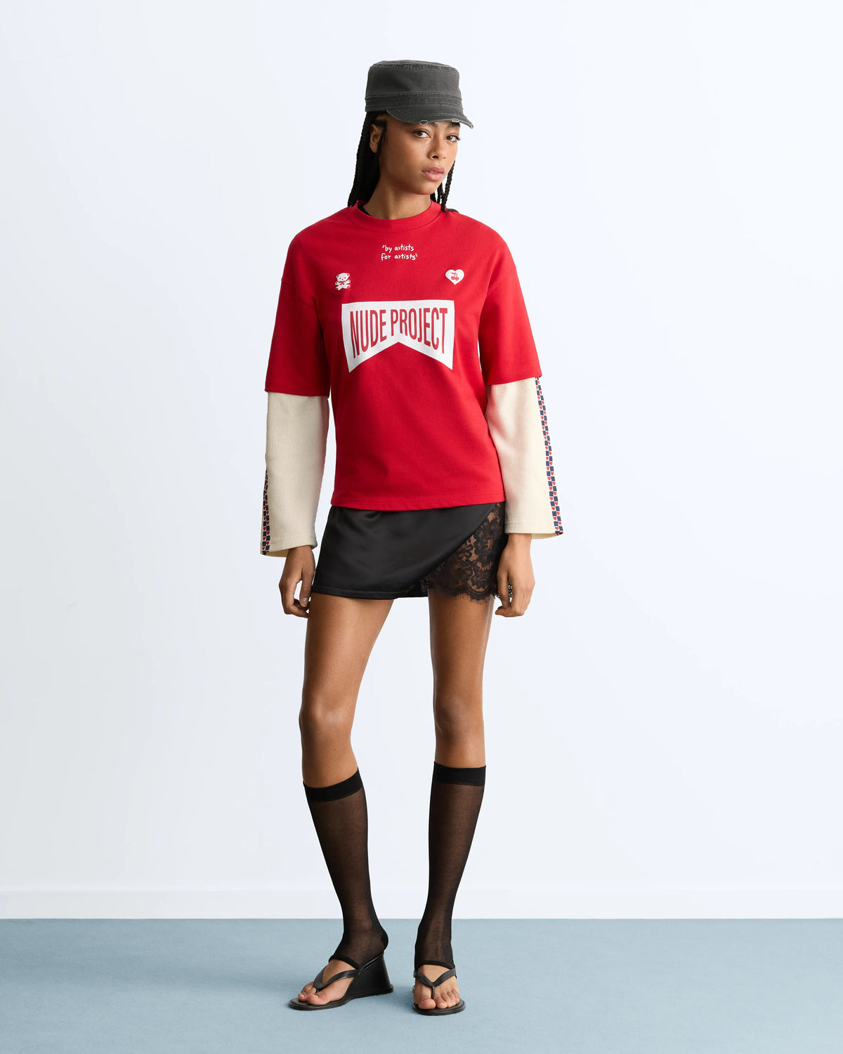 Monza Long-Sleeve Tee Red