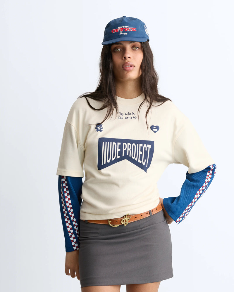 Monza Long-Sleeve Tee Blue