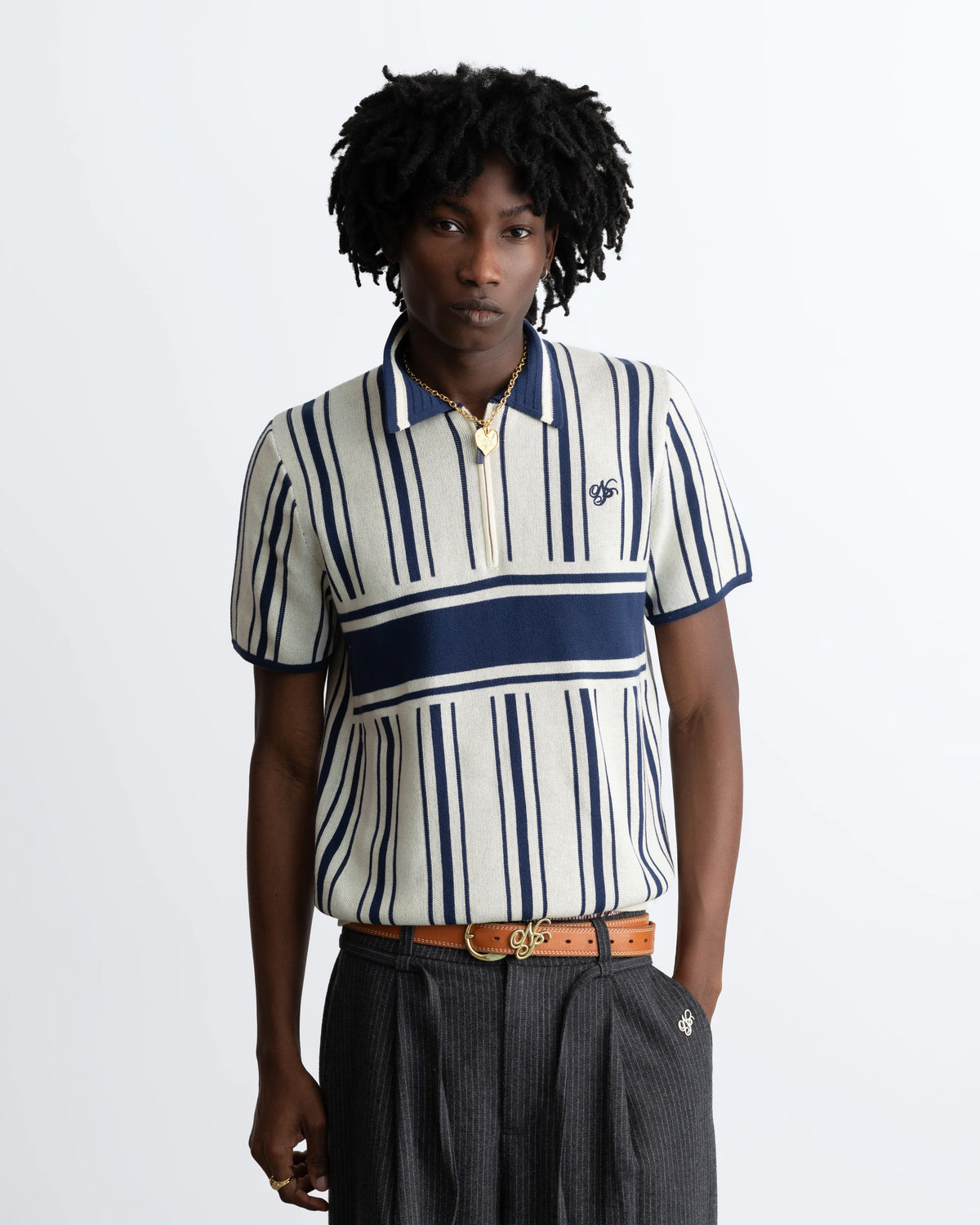 Pierluigi Football Knit Polo