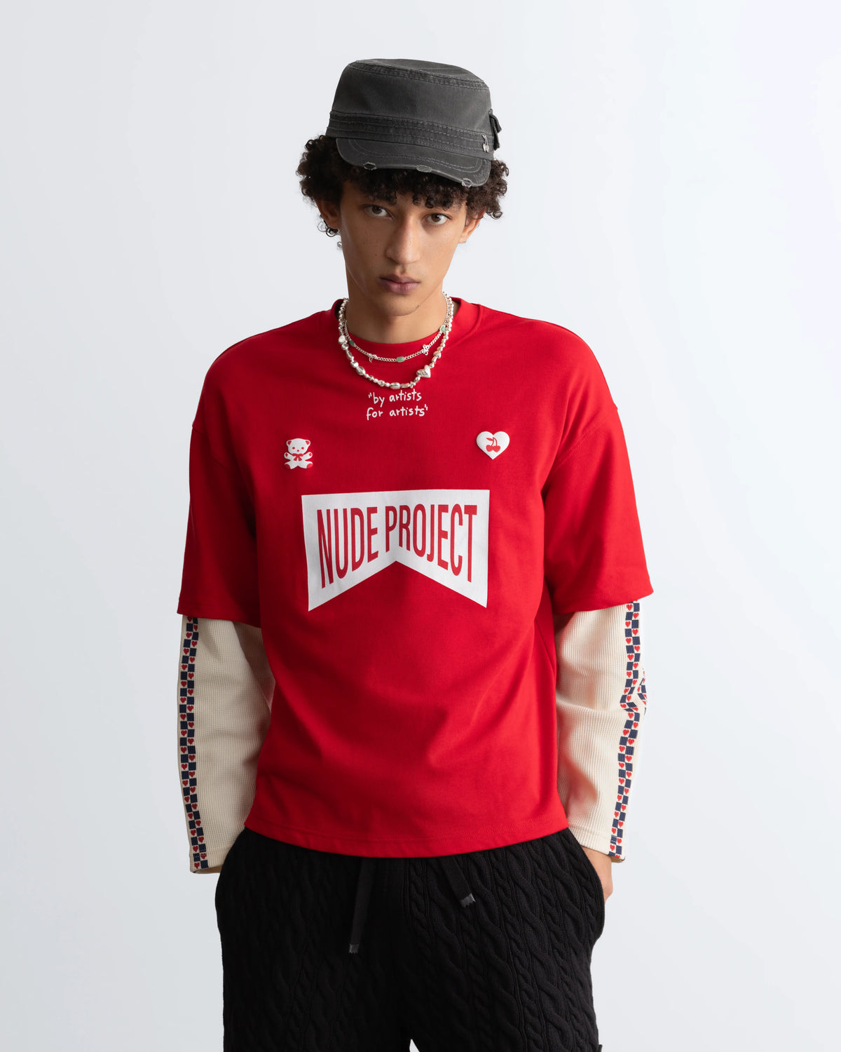 Monza Long-Sleeve Tee Red