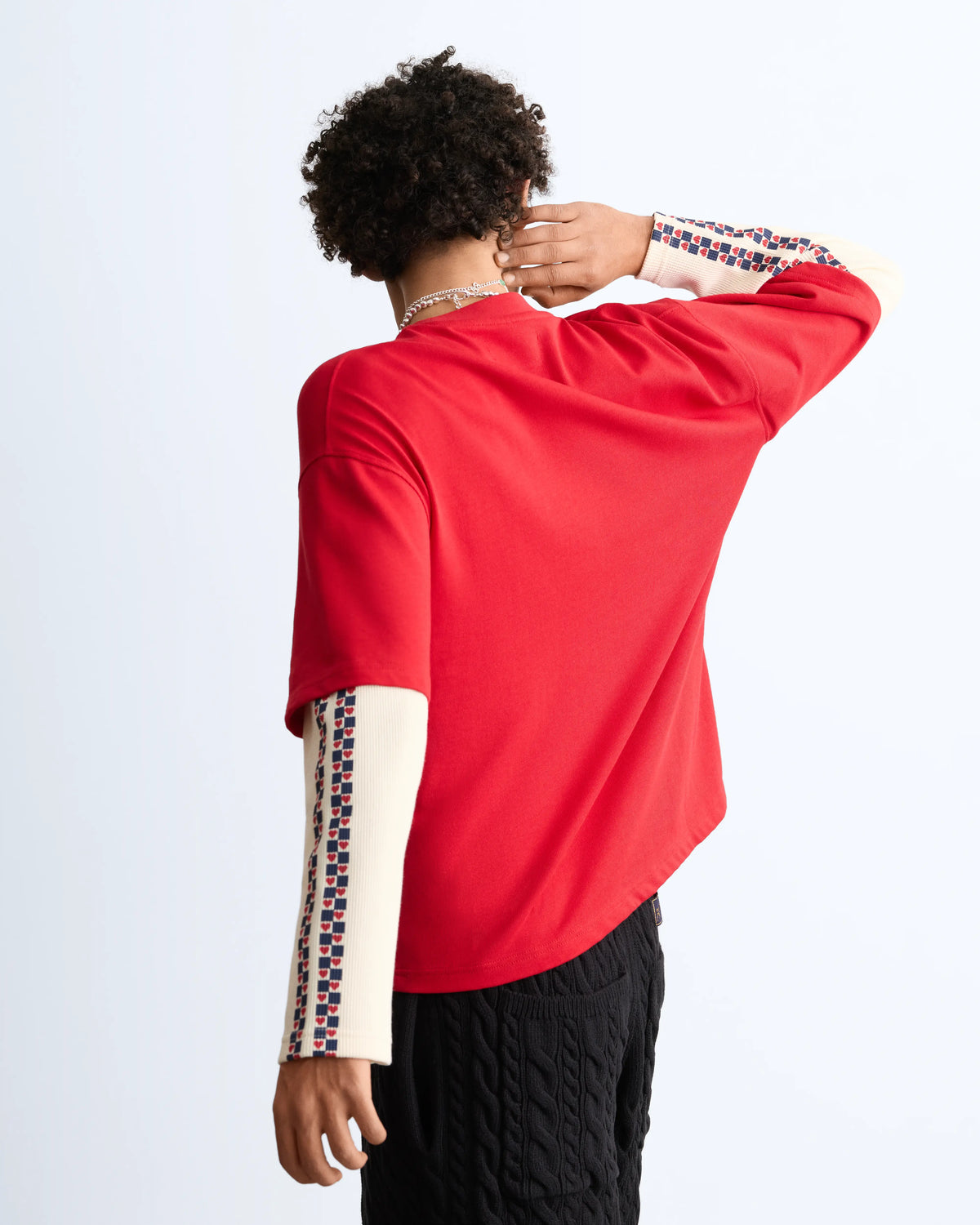 Monza Long-Sleeve Tee Red