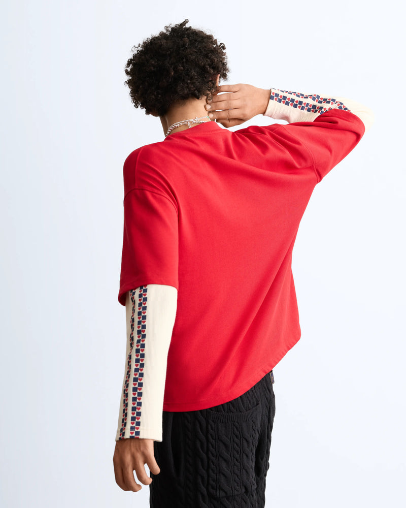 Monza Long-Sleeve Tee Red