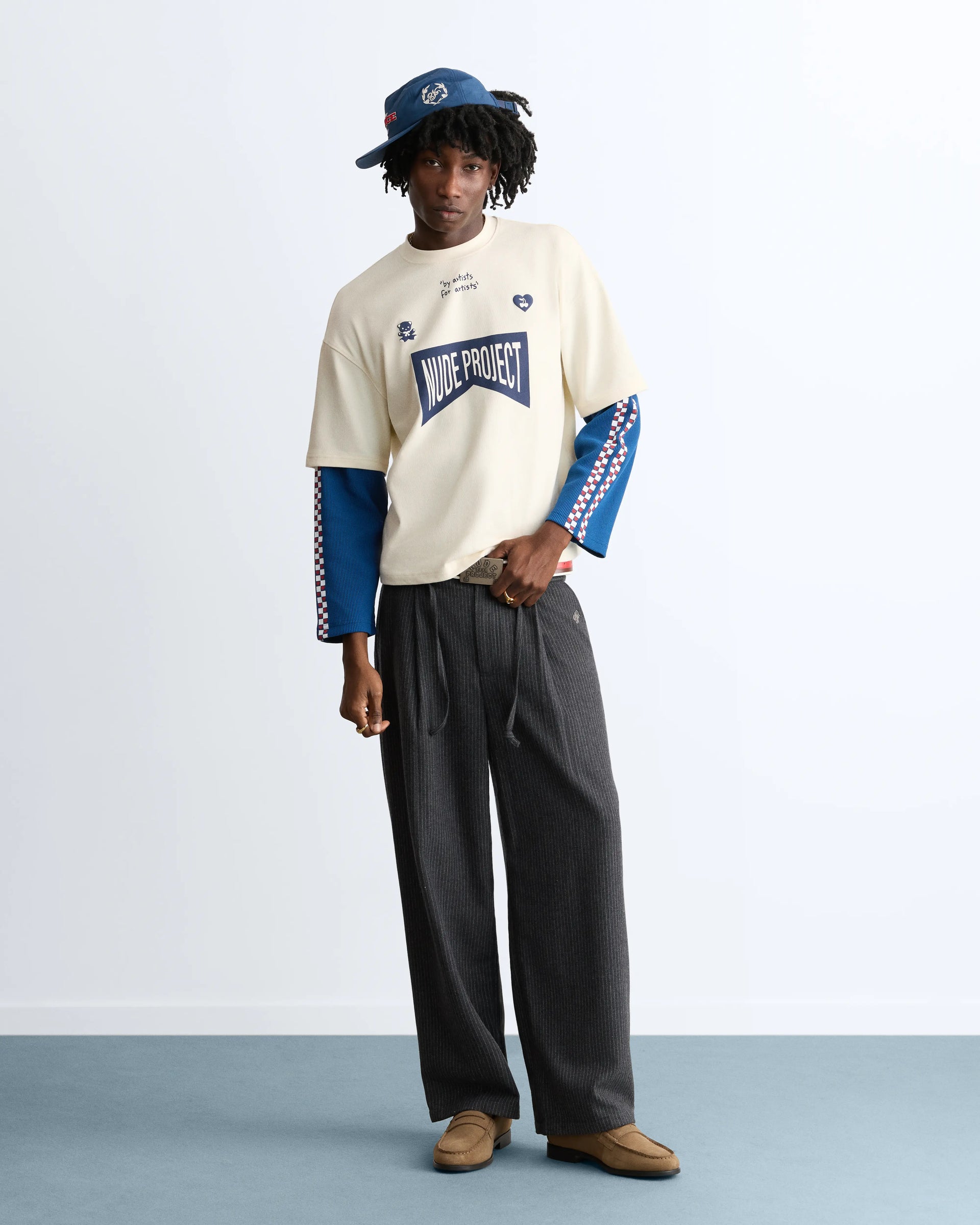 Monza Long-Sleeve Tee Blue