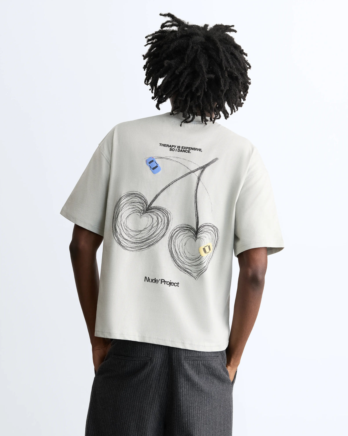 Racing Line Tee Grey