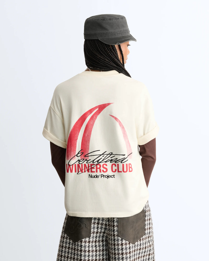 Daytona Tee Marshmallow