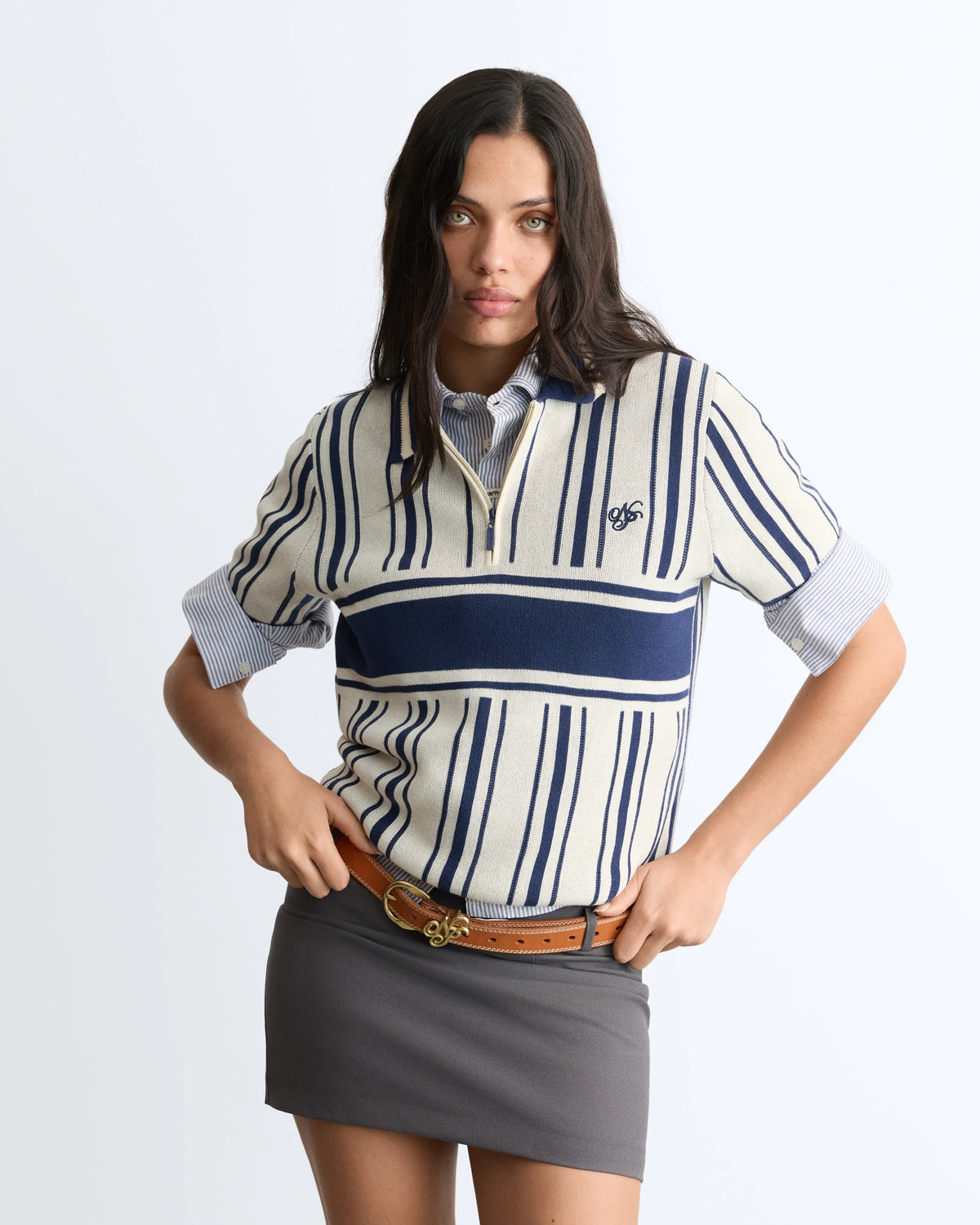 Pierluigi Football Knit Polo