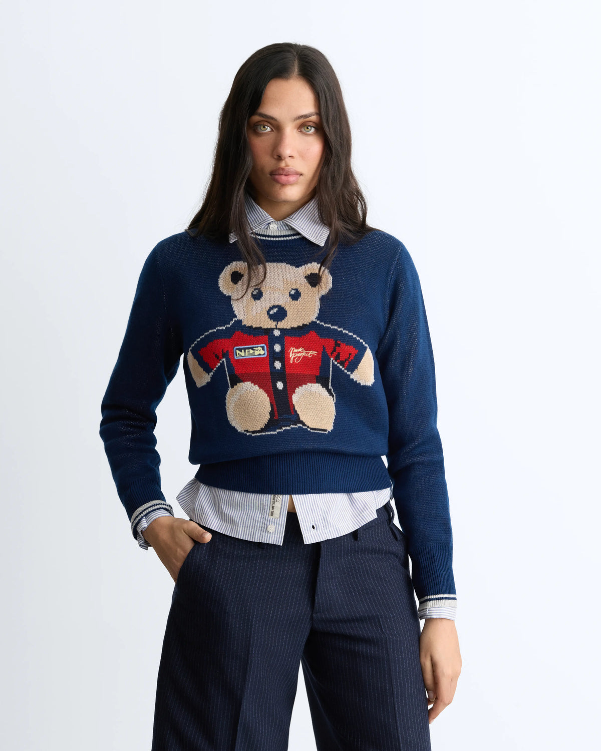 Turbo Ted Knit Sweater Navy