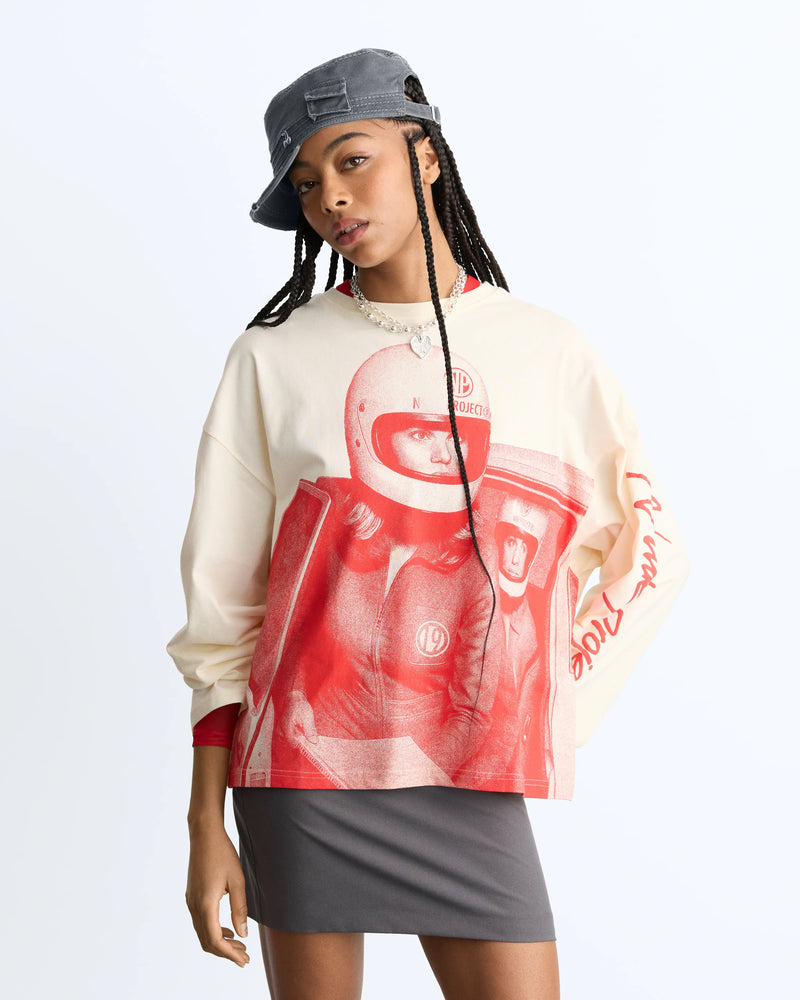 Rally Long-Sleeve Tee Red