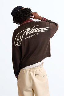 The Consultant Quarter-Zip Knit Brown