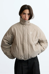The Freelancer Bomber Jacket Beige