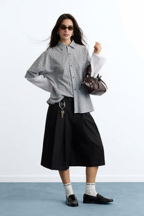 Palier Double Sleeve Shirt Navy