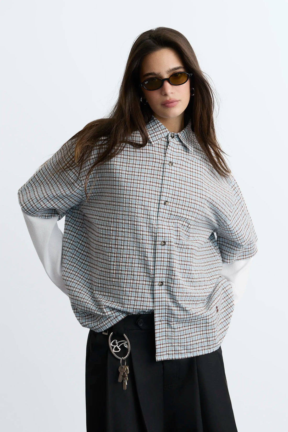 Palier Double Sleeve Shirt Navy