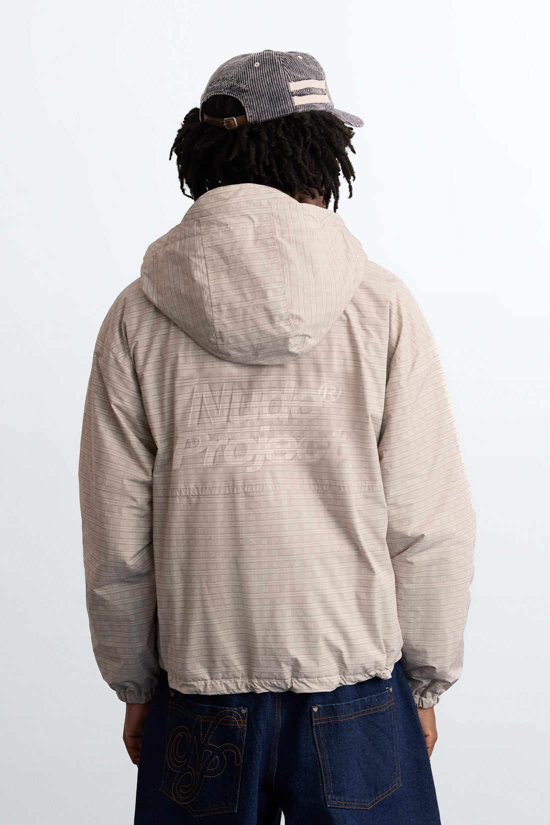 Checked Windbreaker Jacket