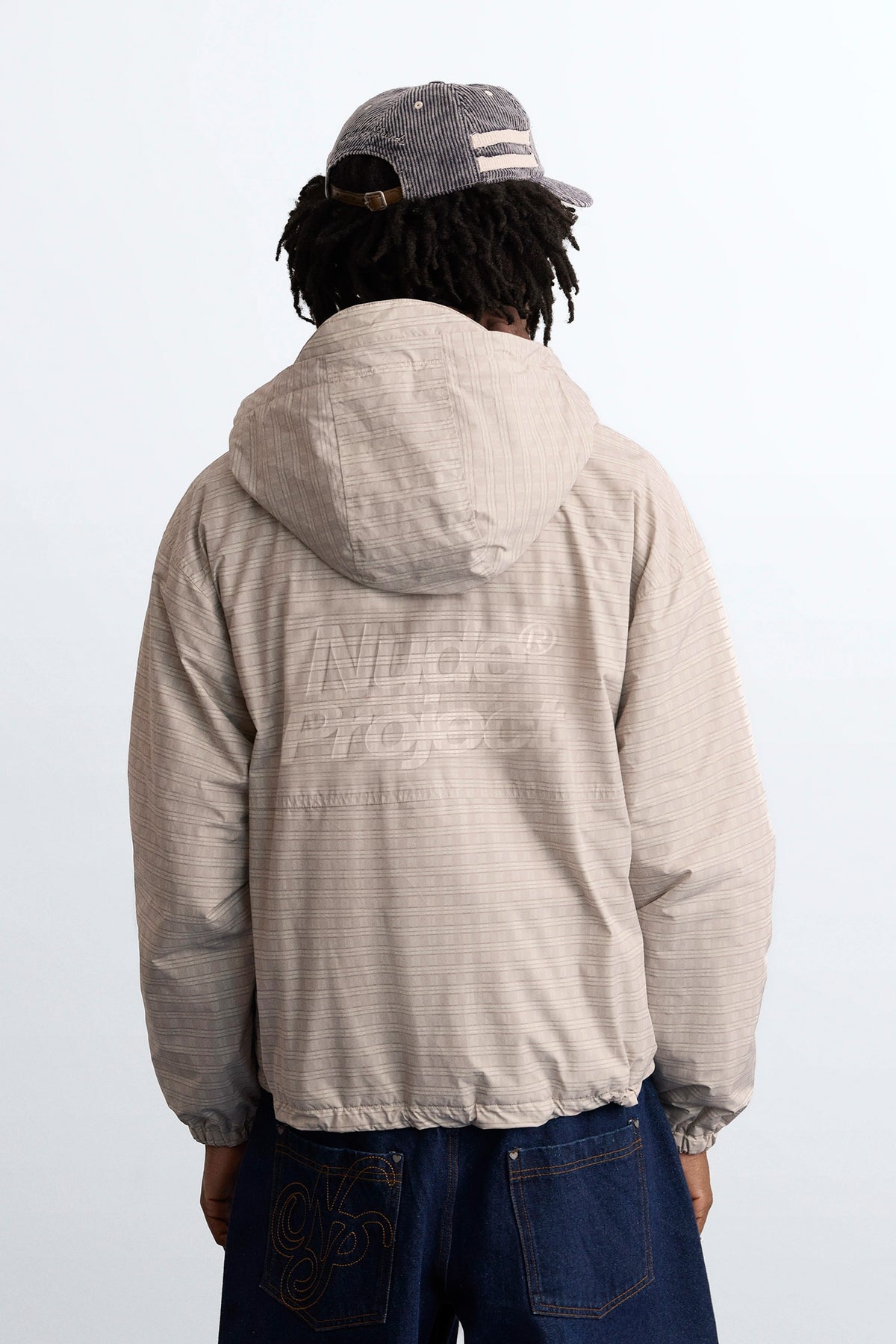 Checked Windbreaker Jacket