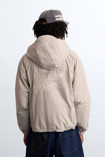 Checked Windbreaker Jacket