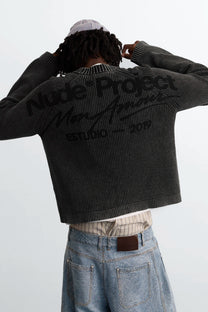 Soju Knit Sweater Ash