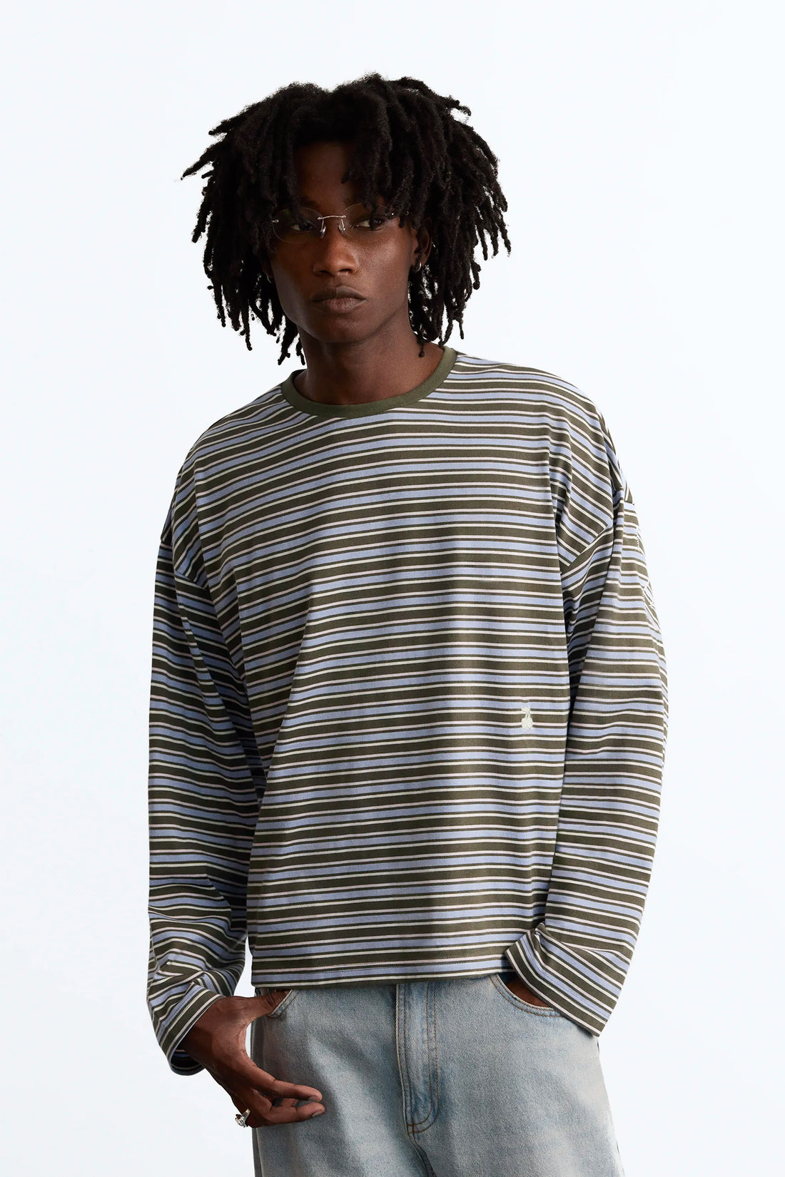 The Networking Long-Sleeve Tee Light Blue