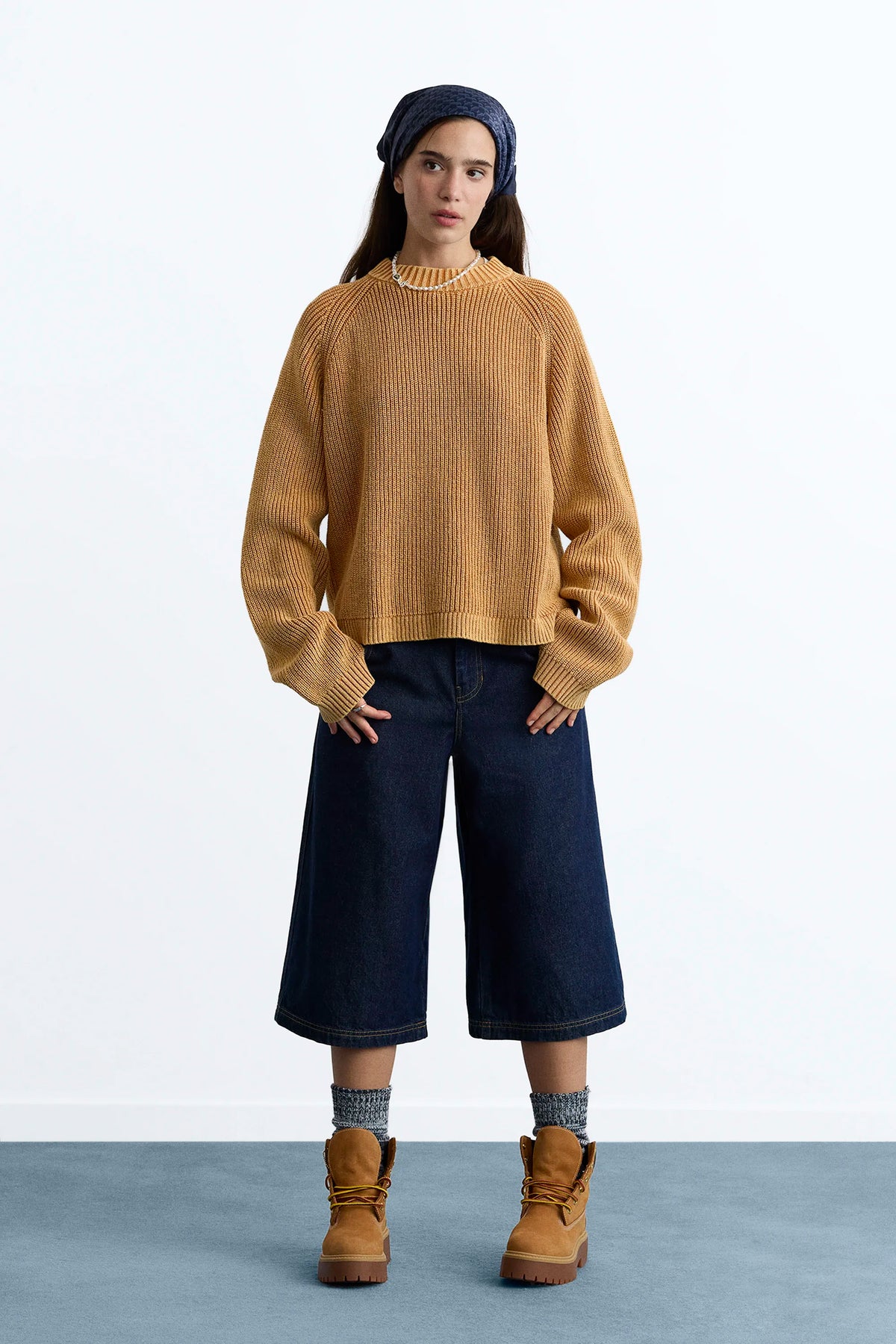 The Promotion Knit Sweater Dark Orange