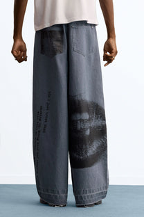 Networking Old Baggy Jeans