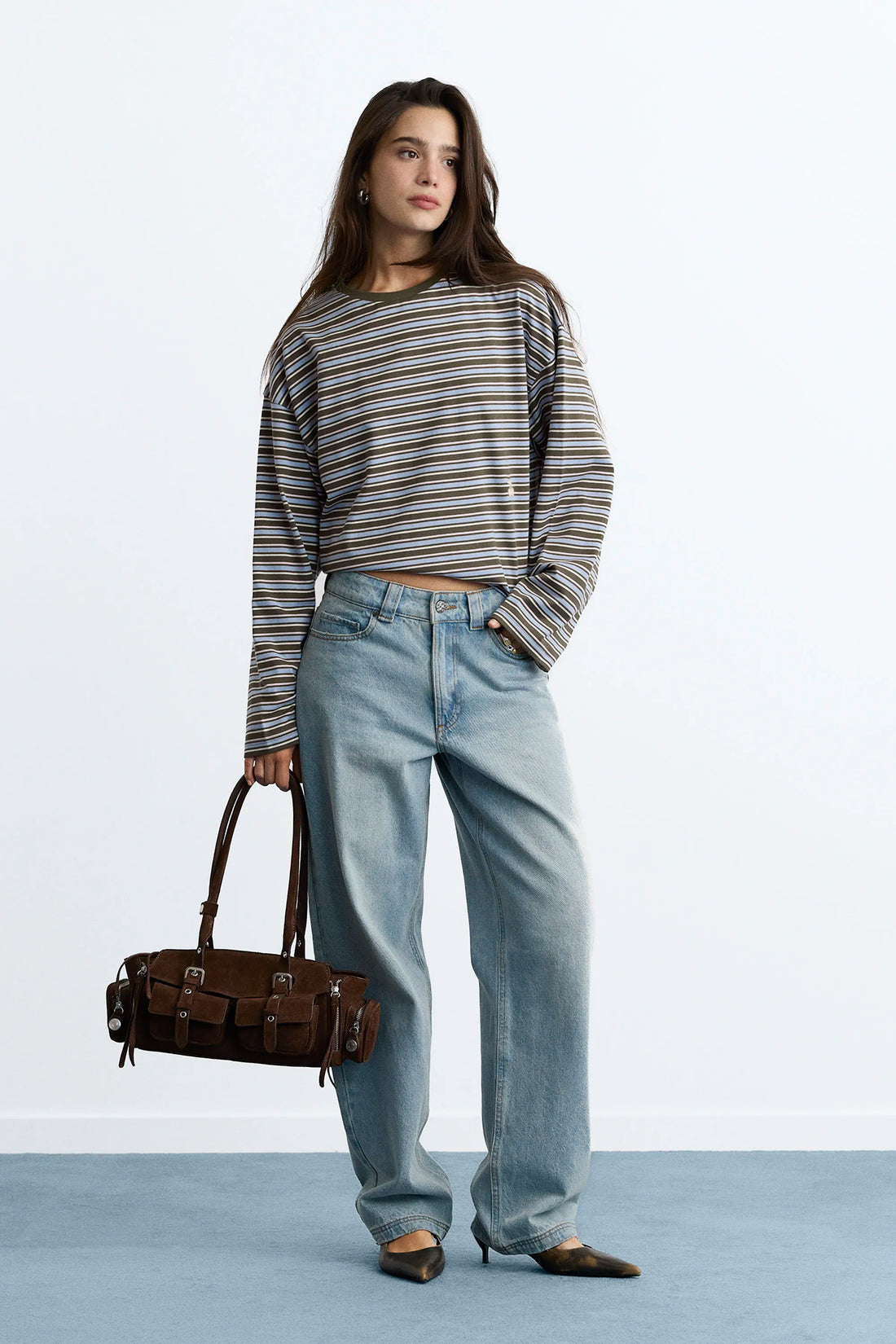 The Networking Long-Sleeve Tee Light Blue