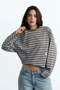 The Networking Long-Sleeve Tee Light Blue