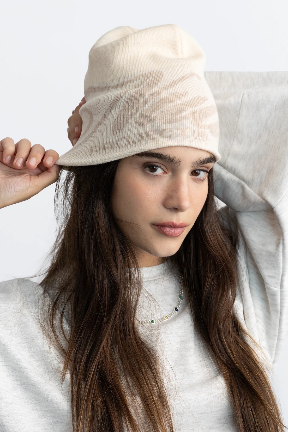 Prime Condom Beanie Ivory