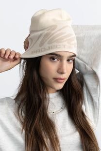 Prime Condom Beanie Ivory